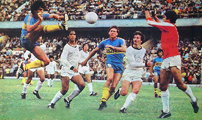 1983:  Boca le ganó a Altos Hornos Zapla (Jujuy) 4 a 0 