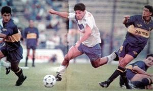 1994:  Boca empató con Vélez Sársfield 3 a 3 