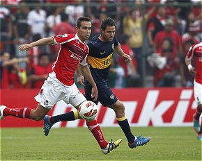 2013:  Boca perdió con Toluca (México) 3 a 2 