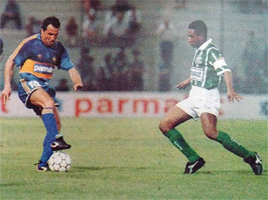 Boca Juniors 1 (4) - Palmeiras (Brasil) 1 (5) - Amistosos 1993 