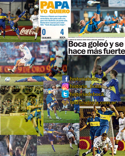 Boca goleó 4-0 a Quilmes