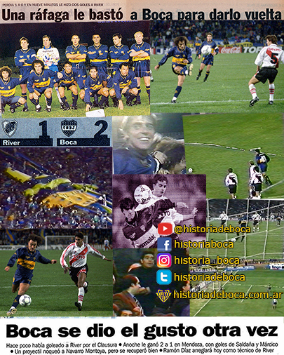 Boca le ganó 2-1 a River