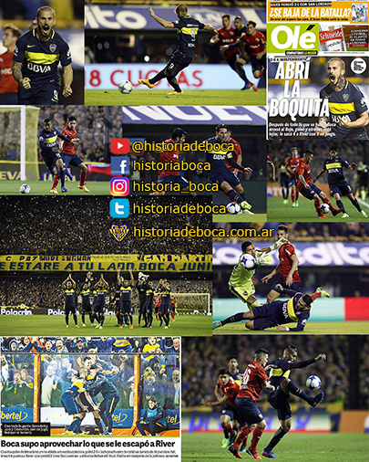 Boca goleó 3-0 a Independiente