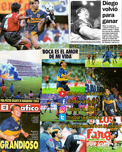 Retorno oficial de Maradona