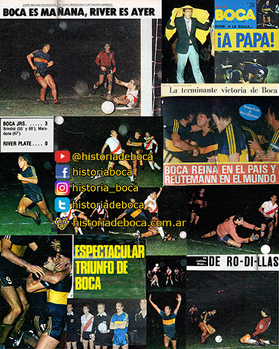 Boca goleó a River 3-0