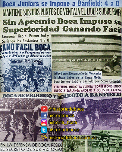 Boca goleó 4-0 a Banfield