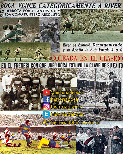 Boca goleó 4-0 a River