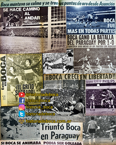 Boca ganó en Paraguay
