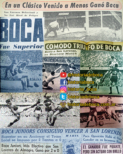 Boca venció 2-0 a San Lorenzo