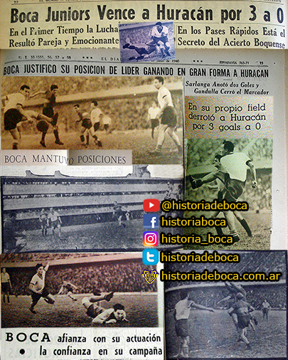 Boca goleó 3-0 a Huracán