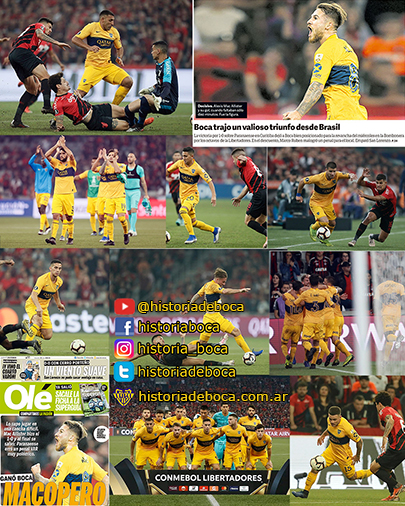 Boca venció al Paranaense