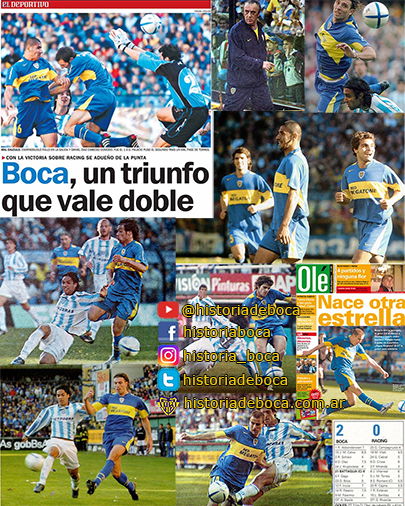Boca venció 2-0 a Racing