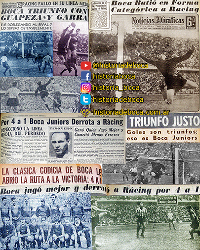 Boca goleó a Racing 4-1