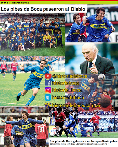 Boca batió 3-1 a Independiente