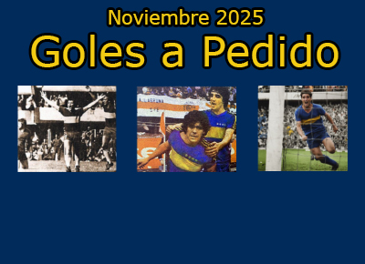 Goles a Pedido: los de Noviembre