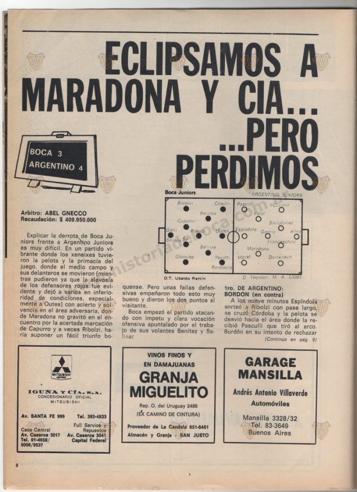 A los de Boca